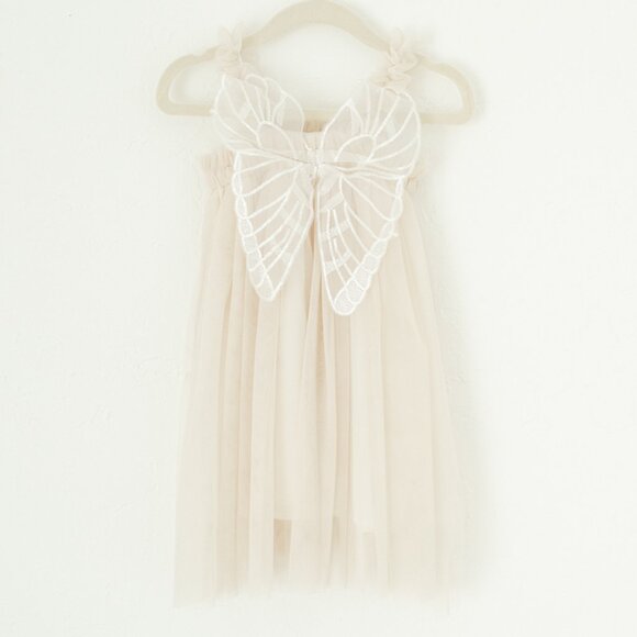 Baby Girl Toddler Tulle Dress with 3D Butterfly Wings Embellishment - Picture 2 of 4